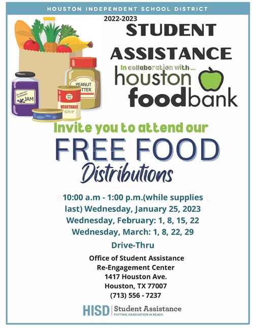  Houston Food Bank Student Assistance English